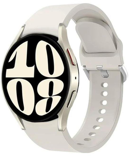 갤럭시워치7 울트라/6/6클래식/5프로/5/4/4클래식 호환 스포츠 실리콘 스트랩, 스타라이트, 1개