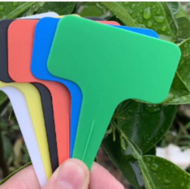 텃밭화분네임텍 식물 이름표 초록색 주말 농장 화단 정리, 초록색(Green)