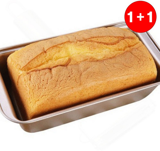 큐브 파운드틀 파운드케이크 팬 홈베이킹 도구 몰드 오븐(1+1상품으로 주문수량의 2배수량 배송), 1개