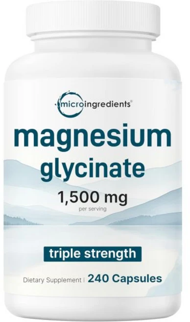 트리플 스트렝스 마그네슘 글리신산 1500mg 240캡슐 | 쉽게 되 킬레이트 + 원소 형태 비유전성 물질, 트리플 스트렝스 마그네슘 글리신산 1500mg 240캡, 1개 - 쿠팡
