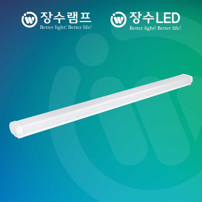 LED 방수 방습 등기구 40W 1200mm 일자등 주차장등 형광등, 1개