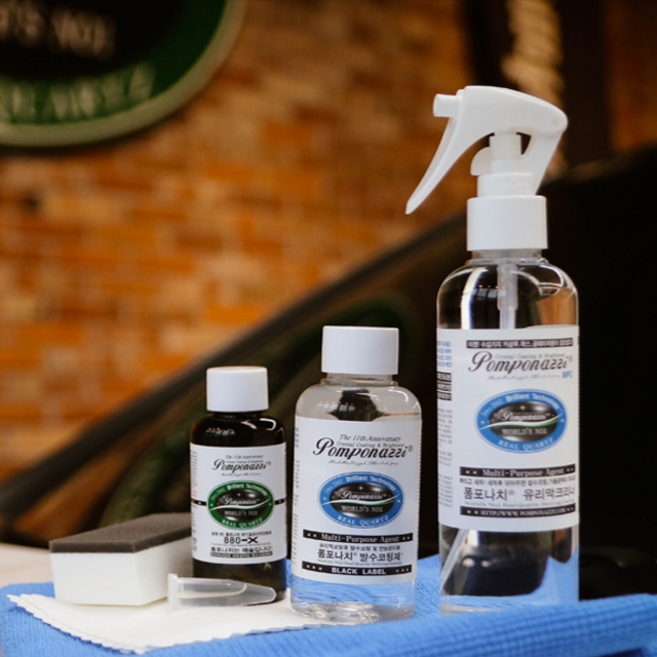 셀프유리막코팅제 3종 풀패키지 폼포나치 코팅 광택 관리제 세차와 초강력 발수, 1개