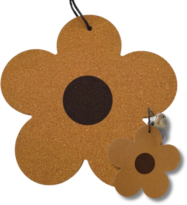 LETOJ 앵무새 코르크 꽃모양 장난감, 1개, 라지플라워