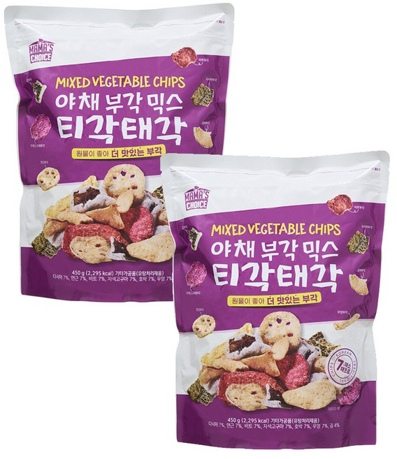 코스트코 마마스초이스 야채부각 티각태각, 2개, 450g