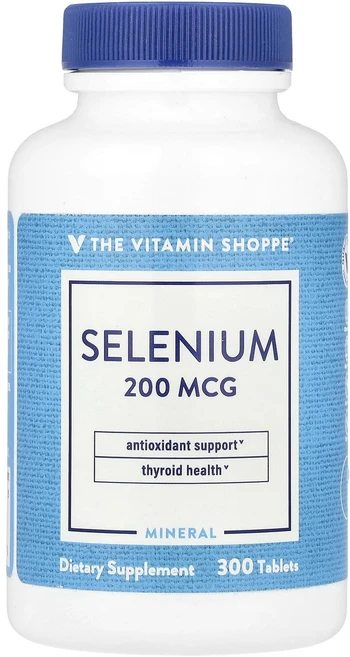 새해 첫좋은선물 The Vitamin Shoppe 셀레늄 300정 제대로 할인합니다, 1개 - 쿠팡
