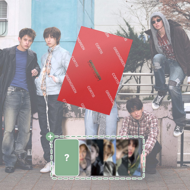 [사은품] 코르티스 앨범 2집 EP 그린그린 CORTIS GREENGREEN 레드레드 위버스 버전, Potrait A + 사은품