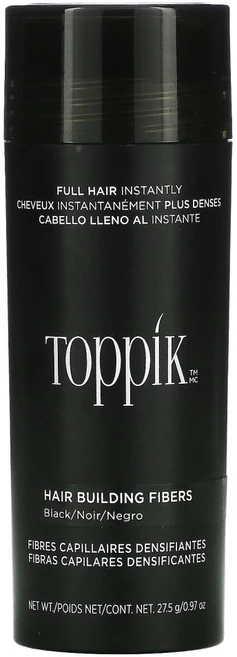 Toppik 두피 케어 헤어 빌딩 파이버 블랙 0.97oz(27.5g), 1개 - 쿠팡
