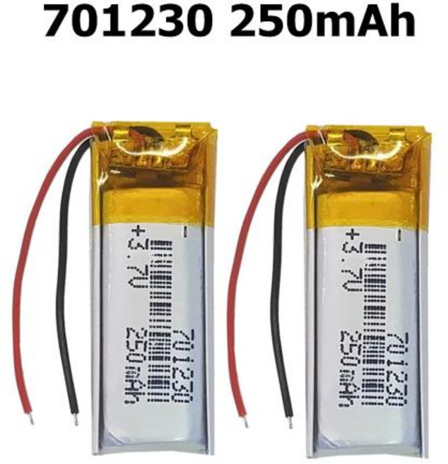301230 401230 501230 601230 701230 3.7V 리튬 폴리머 배터리 Tws 블루투스 헤드셋용 휴대용 선풍기 녹음기 펜 워크맨 MP3 2 개, 2 pcs 701230