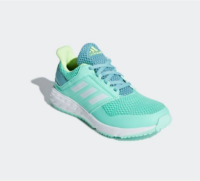 Adidas FAITO 淺綠配白線條 大童 運動鞋 休閒鞋