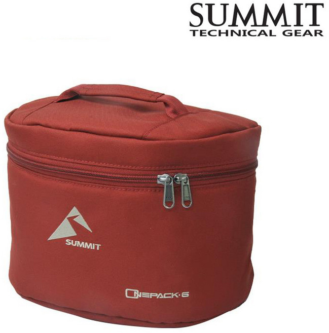 써미트 원팩 레드 S 보온 보냉백 6리터 등산 배낭 디팩 쿨러백 캠핑 수납 가방 용품, 1개