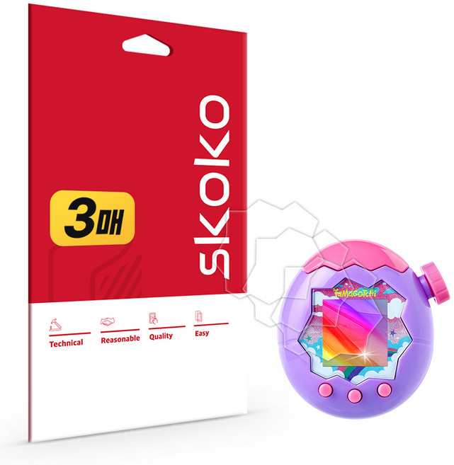 다마고치 파라다이스 초고화질 트루컬러 AR 액정보호필름 3매, 단품