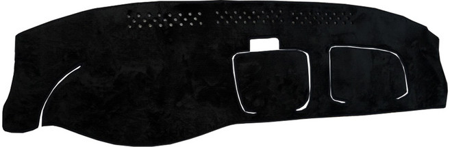 e系列汽車用品 TERCEL 1995-2003年 專用儀表板防曬隔熱貼 避光墊, 黑色, 短毛(長度1mm/偏灰色)