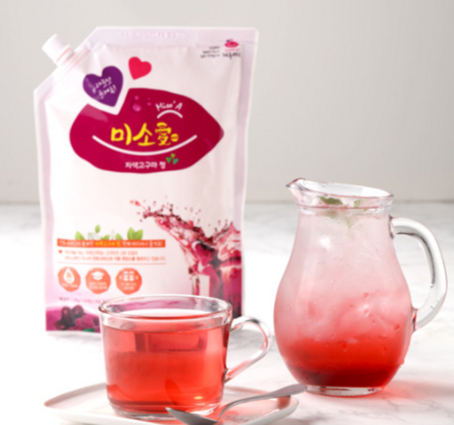 지산식품 미소愛애 자색고구마 청, 2개, 1.2kg, 1개입