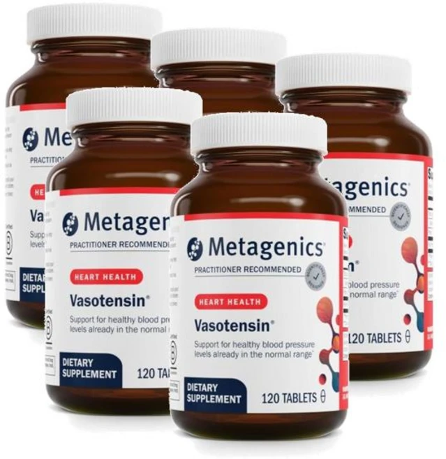 메타제닉스 바소텐신 블러드 프레셔 서포트 Metagenics Vasotensin, 5개, 120정 - 쿠팡