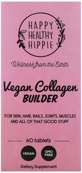 해피 헬시 히피 비건 콜라겐 빌더 60정, 4병 - 쿠팡