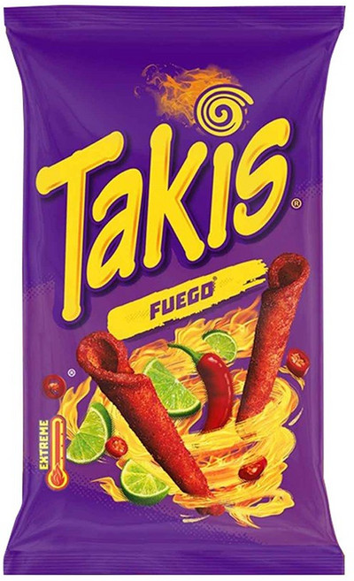 미국 타키스 푸에고 또띠아칩 칠리 라임 익스트림 100g, 1개