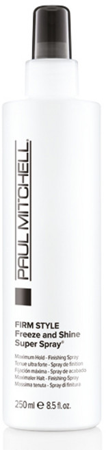 폴미첼 프리즈 앤 샤인 슈퍼 헤어스프레이, 250ml, 1개