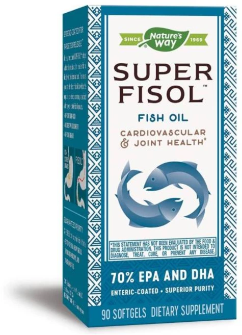 Nature's Way 네이처스 웨이 Super Fisol 피쉬오일 70 90정, 1개 - 쿠팡