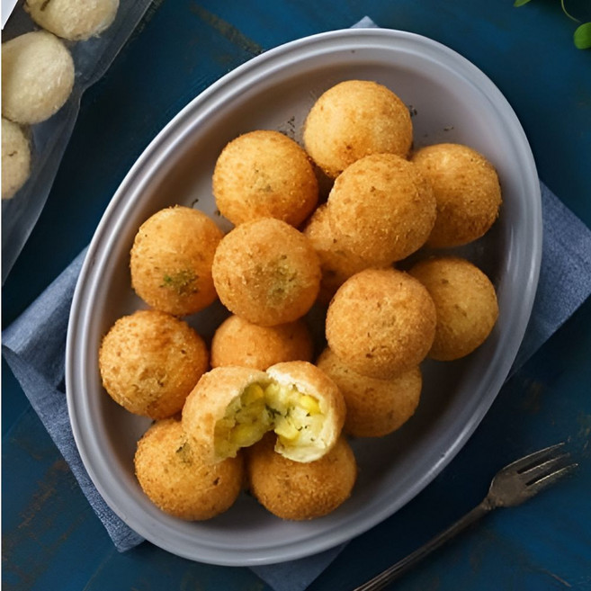 델리 노릇바삭 콘치즈볼 야식 술안주 간식, 1.8kg, 1개