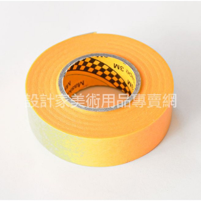 3M 不傷紙膠帶, 1個, 黃色,15mm