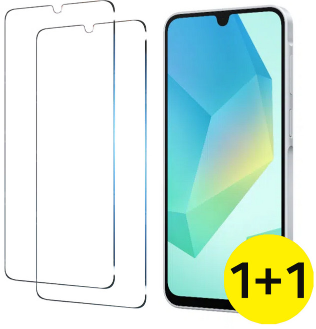 갤럭시 A16 필름 1+1 버디4 강화유리 액정보호, 1개