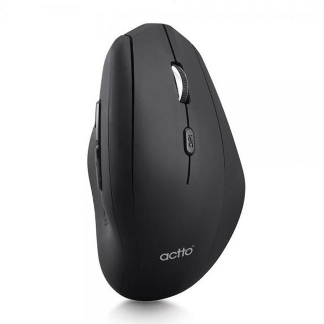 다온샵 버티칼마우스 손목보호마우스 손목보호 인체공학 무선 버티컬 마우스 MSC-216, 무선마우스, BLACK