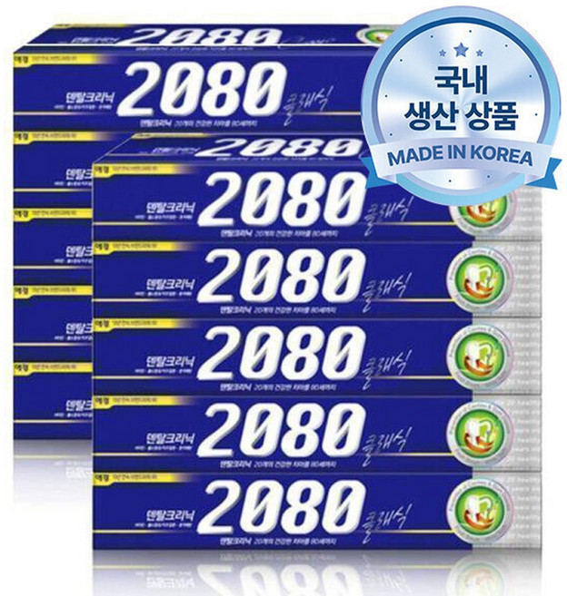 2080 클래식치약 170g(5입) 2개 (총 10개), 170g