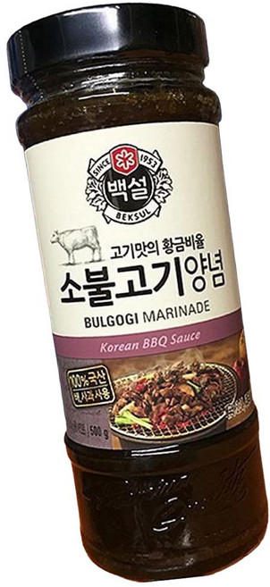 백설 소불고기 양념 500g 고기양념