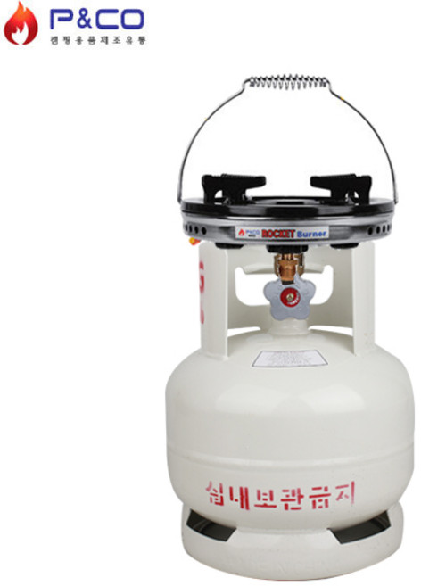 피엔코 로켓버너+신성3kg 가스통세트, 1개
