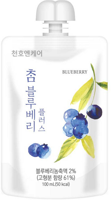 천호엔케어 참블루베리플러스 건강주스, 1팩, 100ml