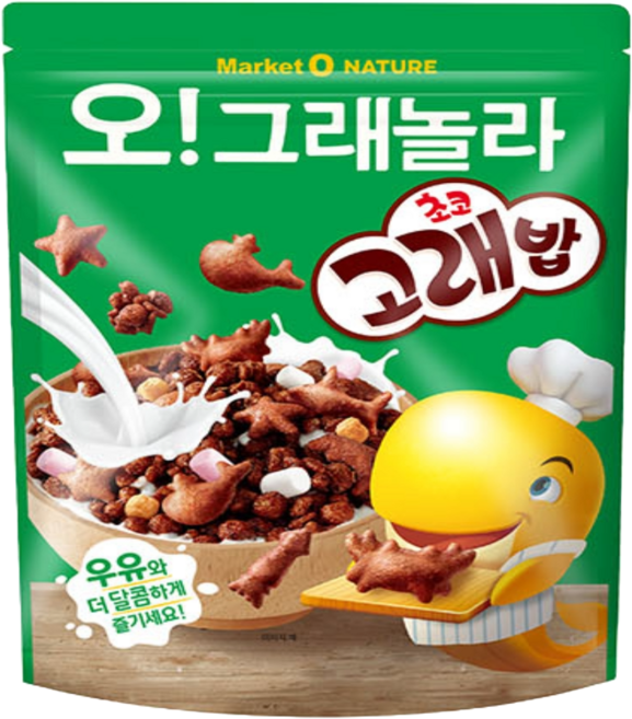 마켓오네이처 오그래놀라 초코고래밥, 250g, 1개
