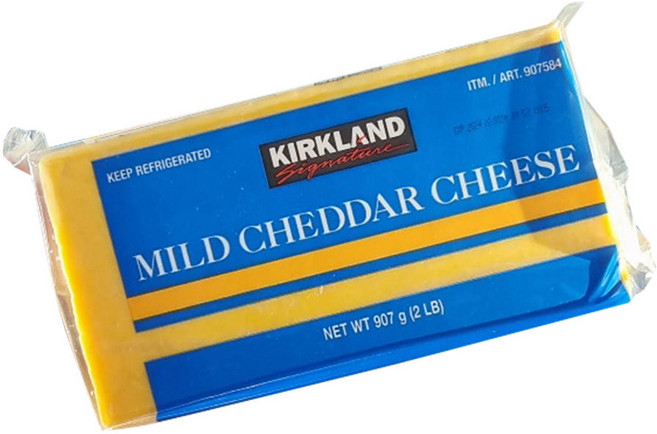 코스트코 KIRKLAND 커클랜드시그니쳐 마일드체다치즈 907g, 6개