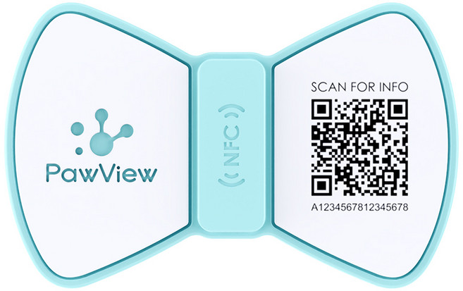 포뷰 반려동물 실리콘 인식표 스마트 위치추적 분실방지 태그 TN003, 1개, 그린