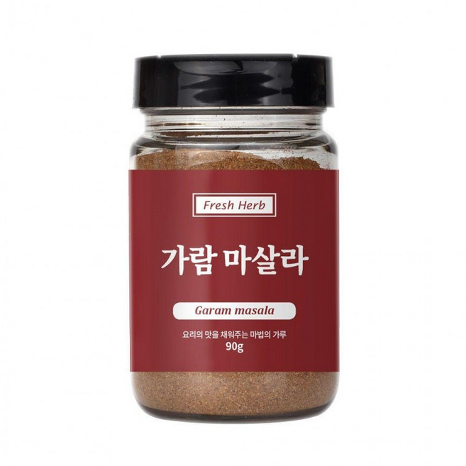 깊은 풍미의 정통 인도 가람마살라 향신료 시즈닝, 1개, 90g