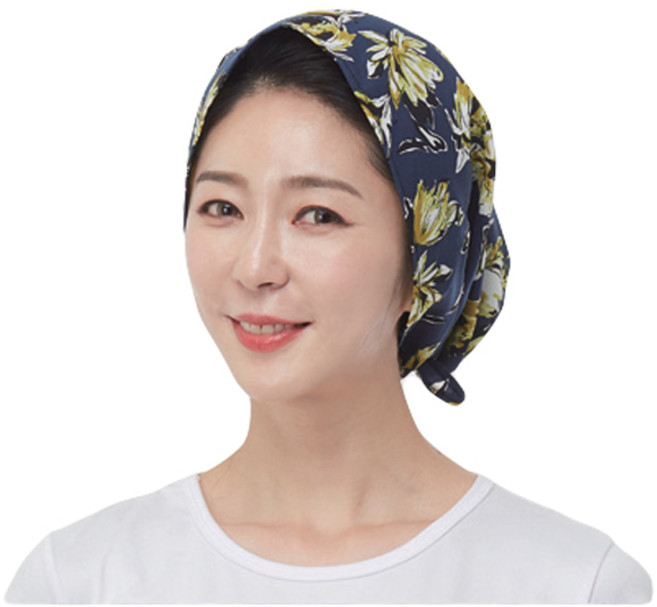 라인 모자형 스카프/머리띠/헤어밴드/미용/미용실/중화/밴드/세안, LN809 블랙, 1개