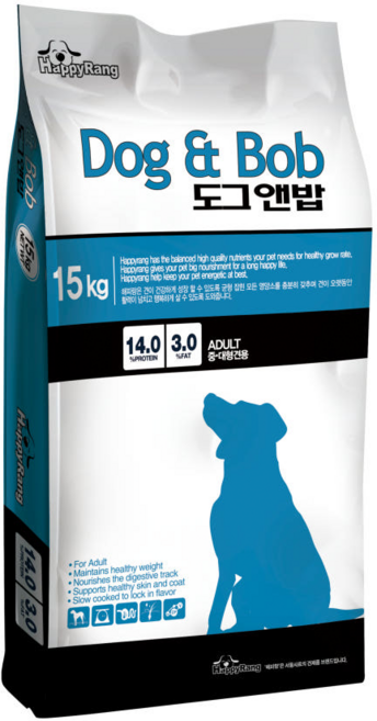 서울사료 해피랑 도그앤밥 15kg 중대형견 대용량, 1개, 곡물