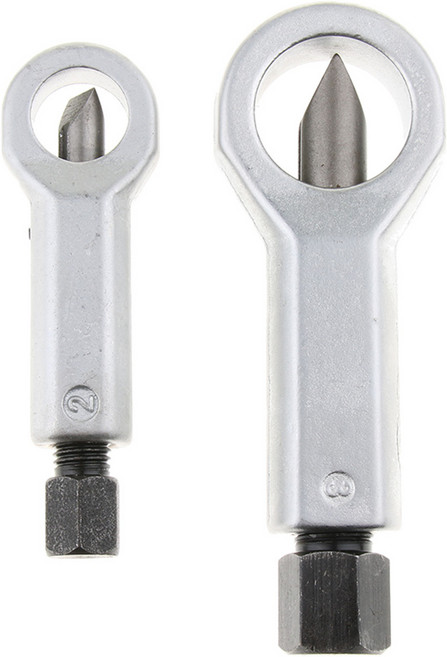 shangren 0-18mm 및 12-30mm 너트 스플리터 세트 녹슨 압수 너트 리무버 커터, 설명, 실버, 스틸, 1개