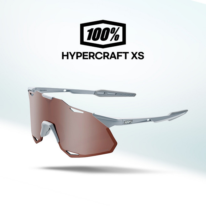 100% 고글 하이퍼크래프트 XS 자전거 야구 골프 스포츠 선글라스 100퍼센트 100프로(02), 01.매트스톤그레이/크림슨실버미러(01), 1개