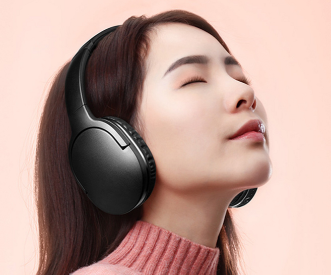 BASEUS/Base D02 Pro 블루투스 무선 헤드셋 헤드폰, 검정 공식 표준