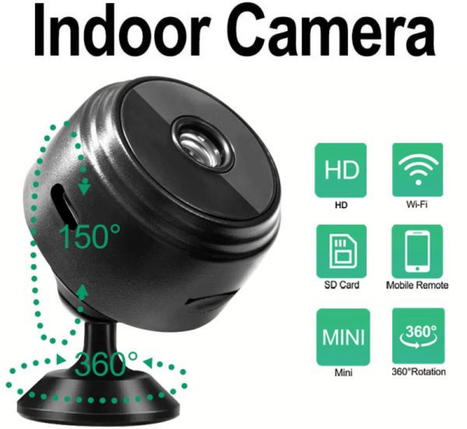 A9 HD 와이파이 스마트 모니터 감시 카메라 센서 캠코더 웹 비디오 홈 안전 무선 보안, 01 USB, 1개