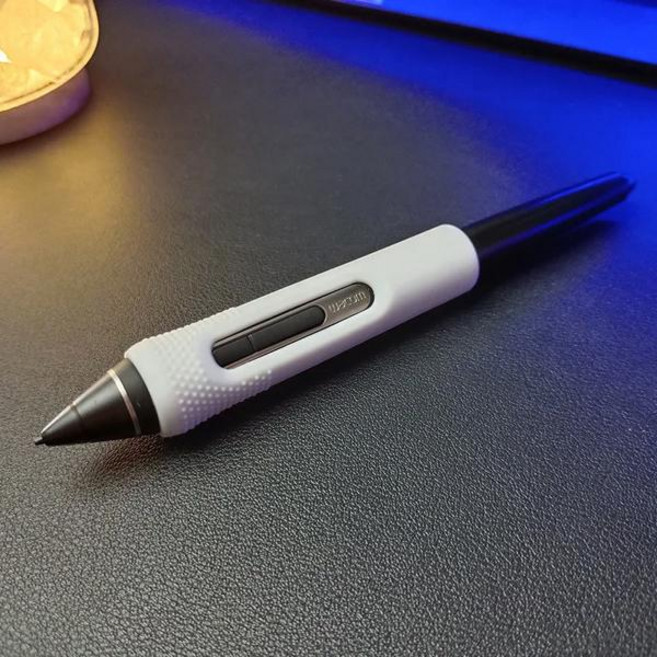 Wacom Pro Pen 2KP-504E용 컬러 펜 그립 스타일러스에는 펜이 포함되어 있지 않습니다., 1개, [02] White