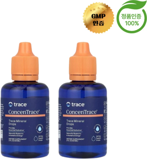 1+1 트레이스 미량 미네랄 마그네슘 칼륨 드롭 59ml, 2개 - 쿠팡