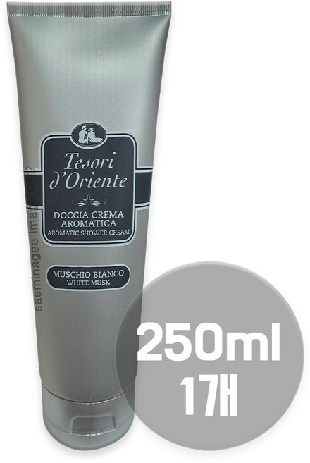 테소리도리엔테 샤워크림(바디워시) 화이트머스크, 250ml, 1개