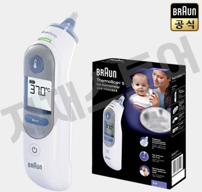 브라운체온계 정품 IRT-6030 귀체온계 +전용필터20개추가세트(필터총41개), 5개