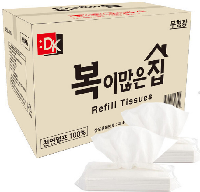 복이많은집 리필티슈 대용량, 1개, 50매