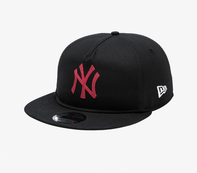 [백화점정품] 뉴에라 볼캡 MLB 뉴욕 양키스 베이직 체인 임브로이더리 스냅백 블랙 14693924 야구 러닝 모자