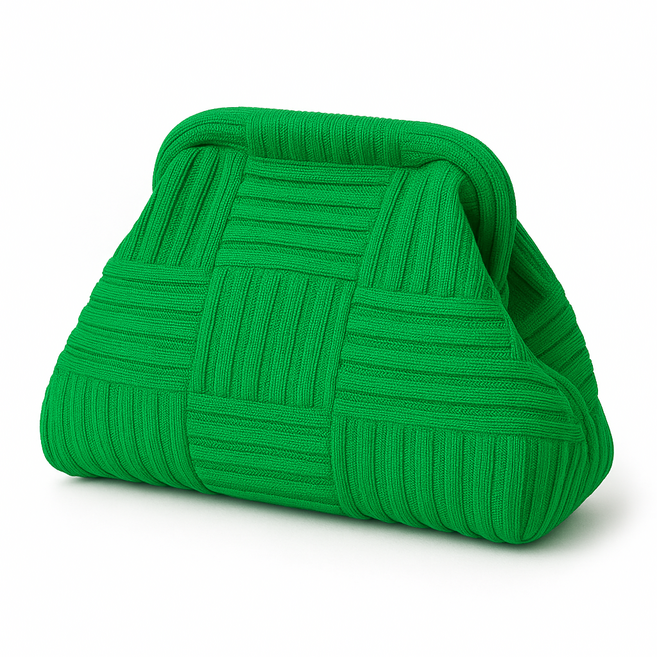 [드림베이스] 프레임 니트 클러치백 컬러 여성 데일리 파티 하객 포인트 미니 패션 핸드백