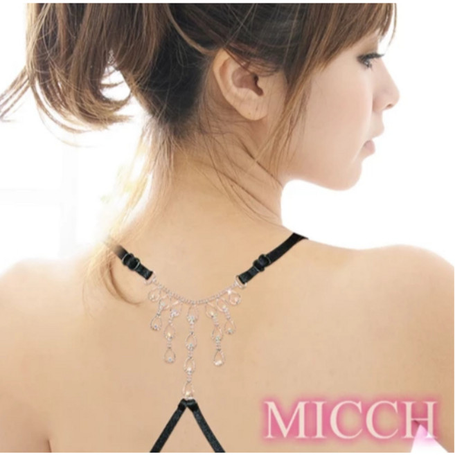 MICCH 台灣製 璀燦孔雀美背 捷克鑽石肩帶 手提包/購物袋