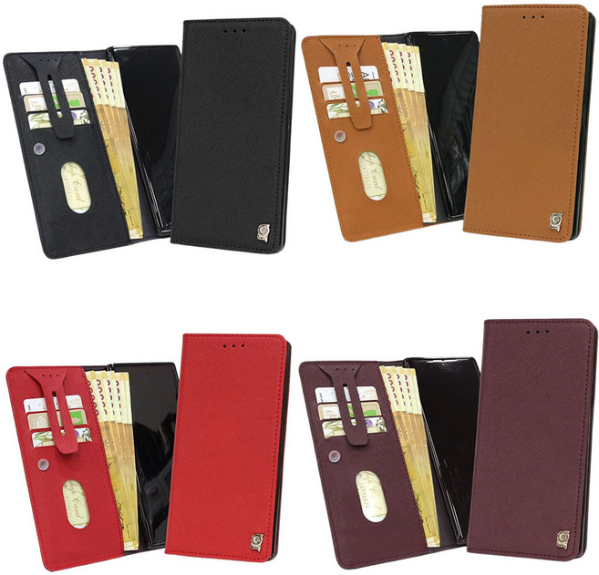 갤럭시 노트20 SM-N981N (리얼렛츠) 천연소가죽 플립 뽁뽁이 잠금 카드지폐 수납 지갑형 휴대폰 케이스