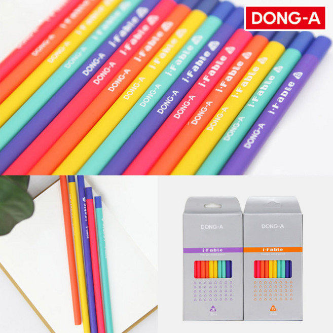 동아연필 아이파블 삼각연필, 10본B, 1개